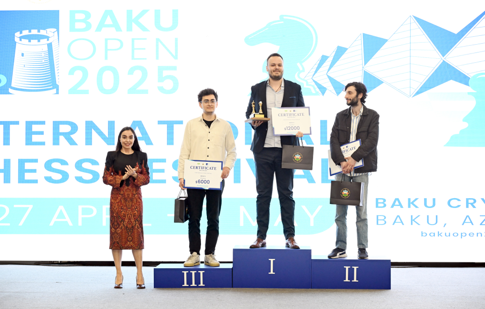 &ldquo;Baku Open-2025&rdquo; Beynəlxalq Şahmat Festivalının bağlanış mərasimi keçirilib